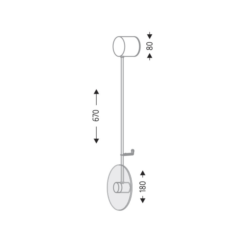 Applique FURANO LED 4.5W 3000K - blanc 