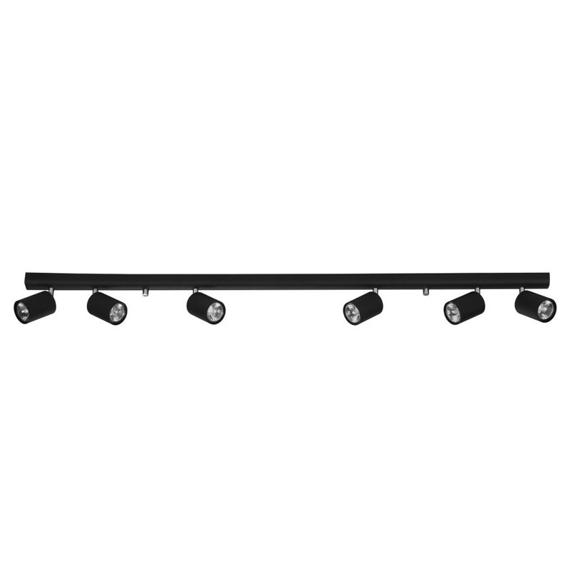 Applique murale bande EYE SPOT VI 6xGU10 - noir 