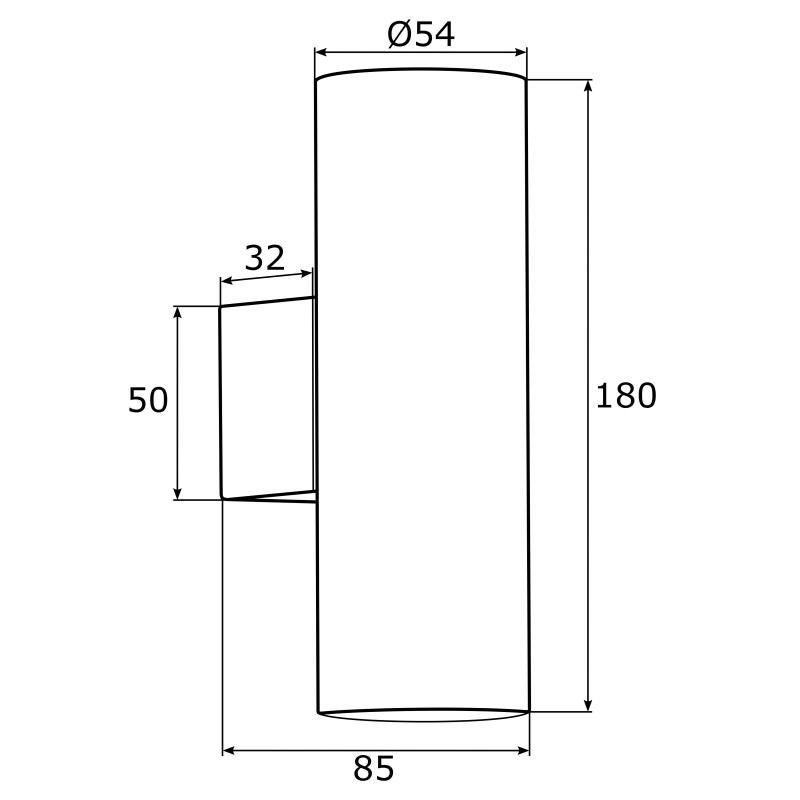 Applique MITOS 2xGU10 - blanc 