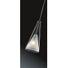 Suspension luminaire design Porte-à-faux BUTIO W-1 G9 - chromé