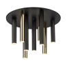 Plafonnier LOYA LED 9x5W 3000K - noir / or 