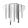 Plafonnier LOYA LED 9x5W 3000K - chrome brillant 