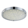 Plafonnier LED rond ADAM 20W 3000K chrome 