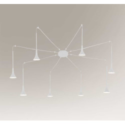 Suspension Design Plafonnier HIDA LED 36W 3000K - blanc