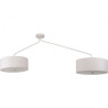 Luminaire Suspension HAWK VI 6xE27 - blanc avec Abat-Jour