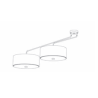 Luminaire Suspension HAWK VI 6xE27 - blanc avec Abat-Jour