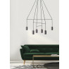 Suspension luminaire design Plafonnier IMBRIA VI GU10 - noir