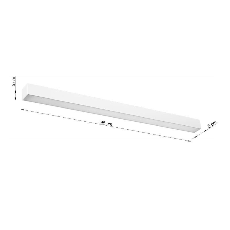 Plafonnier PINNE LED 31W 3000K - blanc 