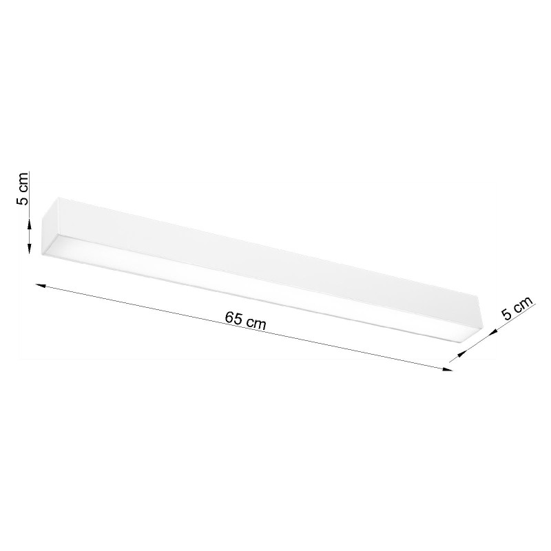 Plafonnier PINNE LED 22W 4000K - blanc 