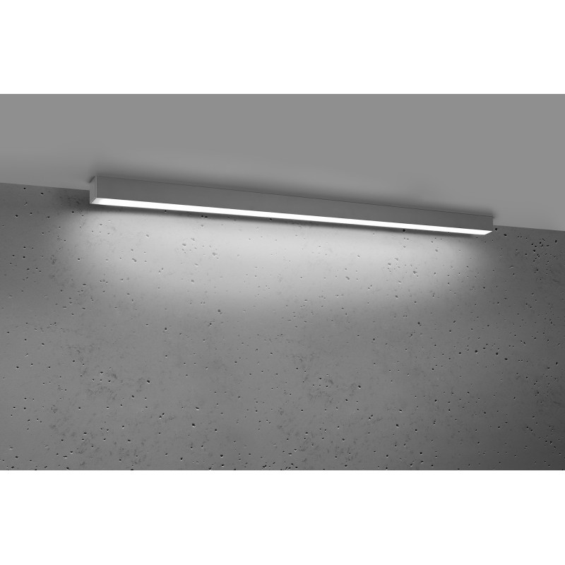 Plafonnier PINNE LED 38W 4000K - aluminium 