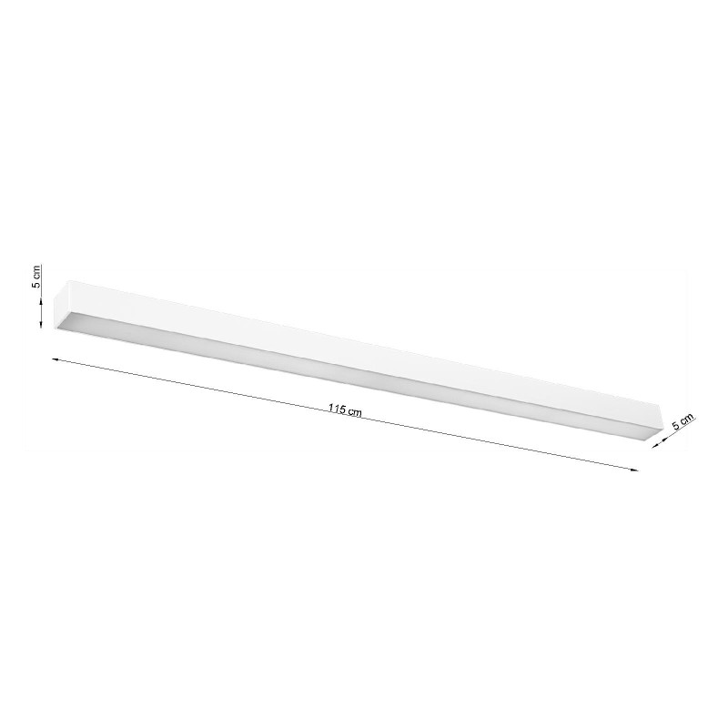 Plafonnier PINNE LED 38W 3000K - blanc 