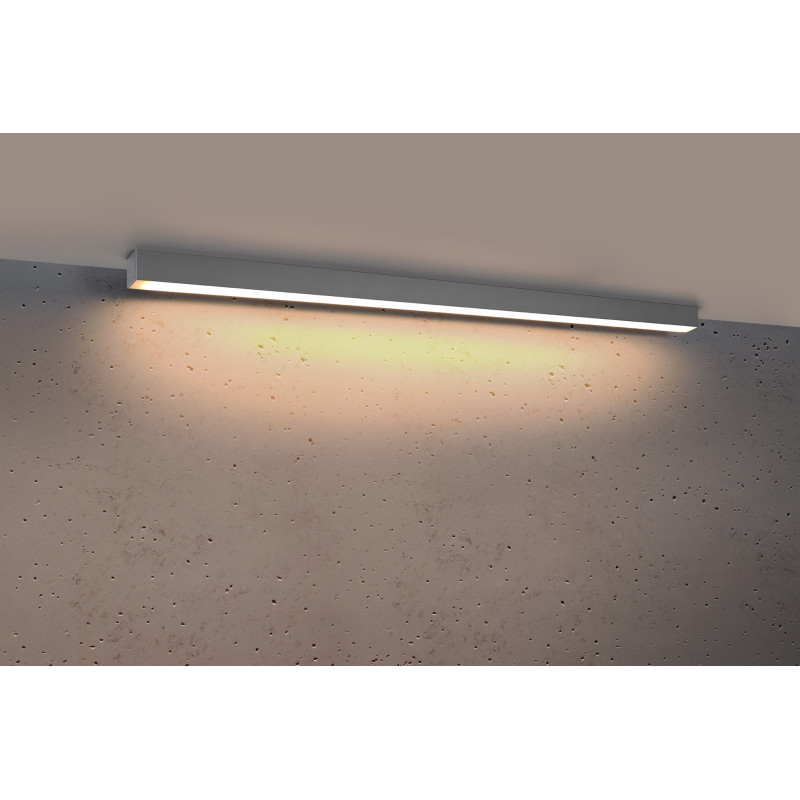 Plafonnier PINNE LED 38W 3000K - aluminium 