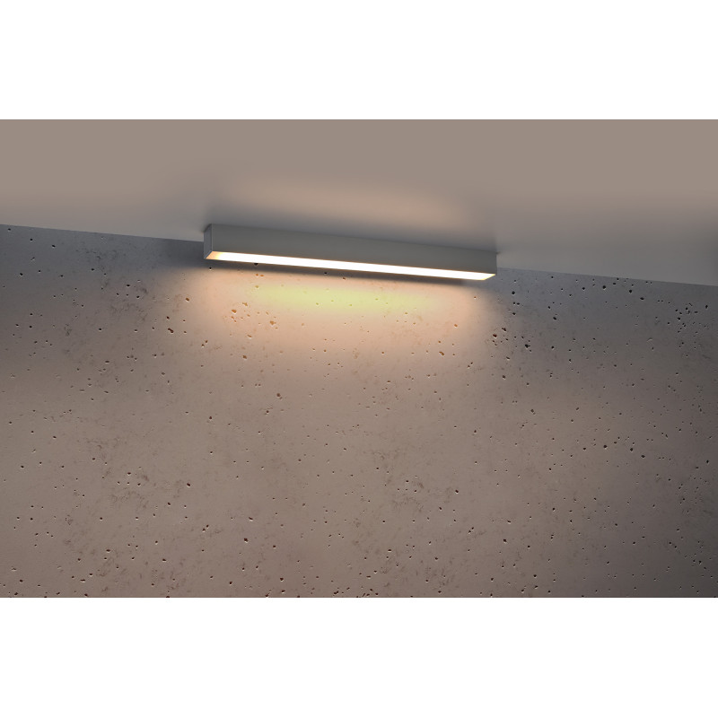 Plafonnier PINNE LED 22W 3000K - aluminium 