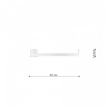 Plafonnier RIO 78cm LED 50W 4000K CRI95 - blanc 