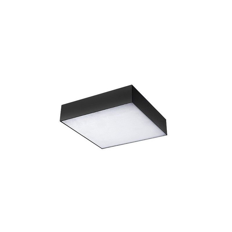 Plafonnier MONZA SQ 40 LED 50W 3000K noir 