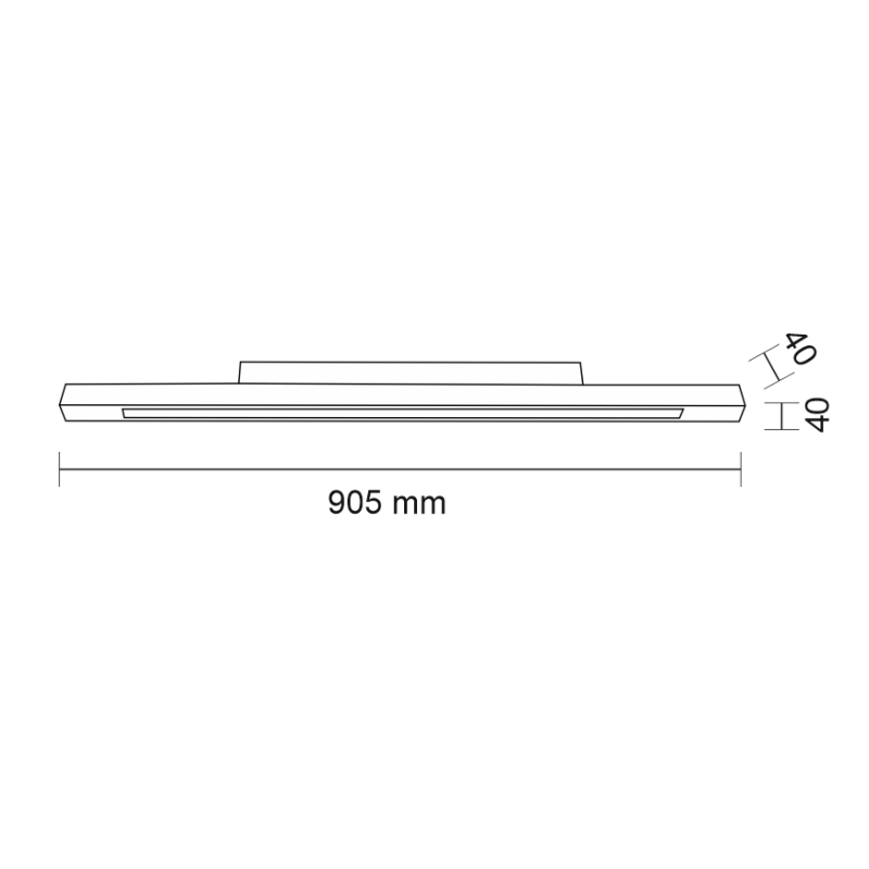 Plafonnier OTARU LED 28,8W 3000K IP44 - blanc 