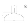 Luminaire Suspension Industriel Loft B03 E27 - blanc