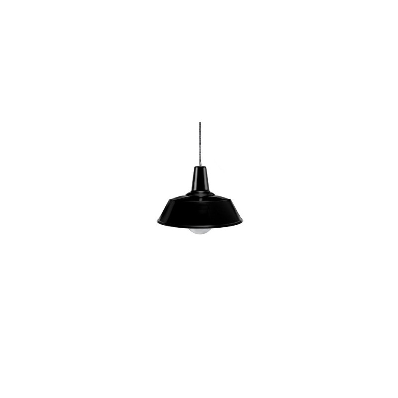 Suspension industrielle Design Loft Blues E27 - noir