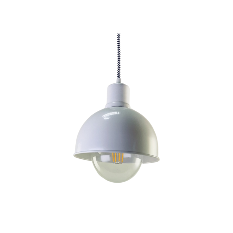 Suspension industrielle LOFT BIG PUNK E27 - blanc