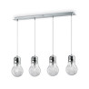 Suspension industrielle Design LUCE MAX SP4 E27 aluminium