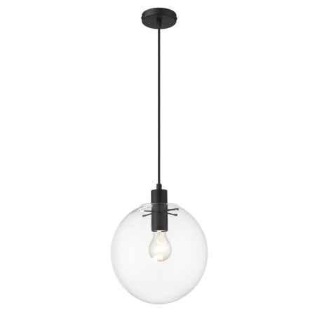 Lampe Suspendue design PUERTO M Medium E27 noir