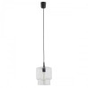 Suspension design NEWA E27 - noir / transparent