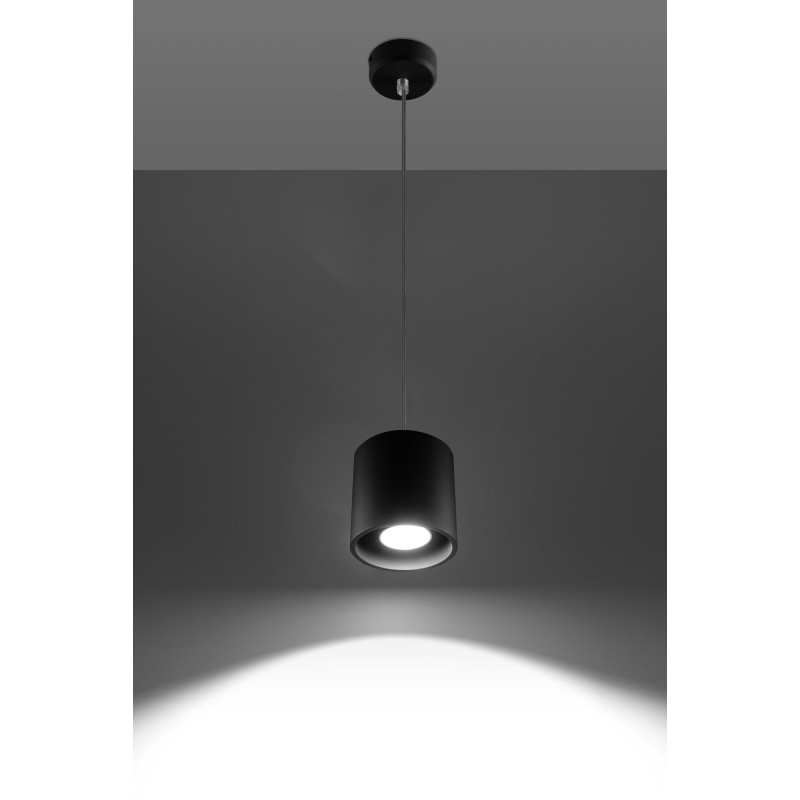 Suspension luminaire design ORBIS 1 GU10 - noir