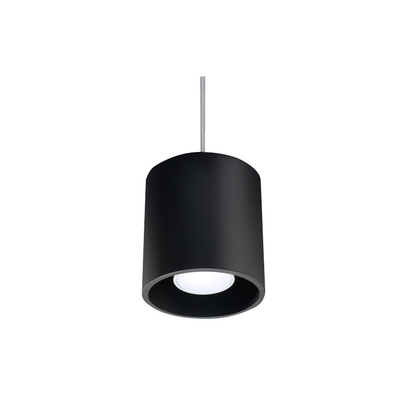 Suspension luminaire design ORBIS 1 GU10 - noir