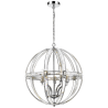 Lampe Suspendue design ORLANDO 5xE14 transparent / chrome
