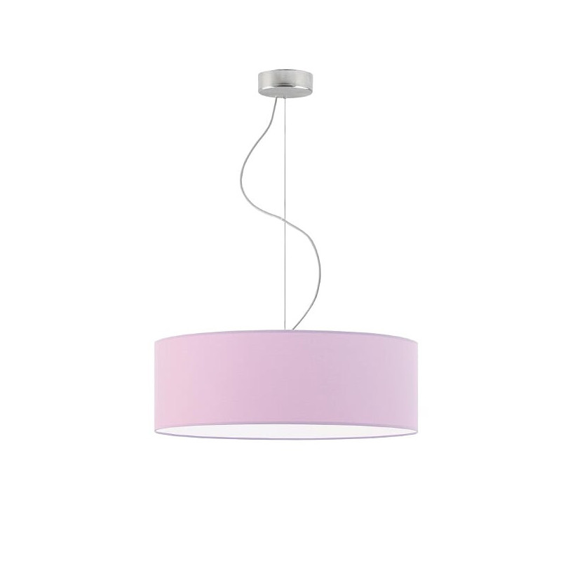 Suspension Abat Jour Design HAJFA Ø50 E27 - acier / violet