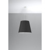 Suspension luminaire design GENEVE 50cm 3xE27 - noir