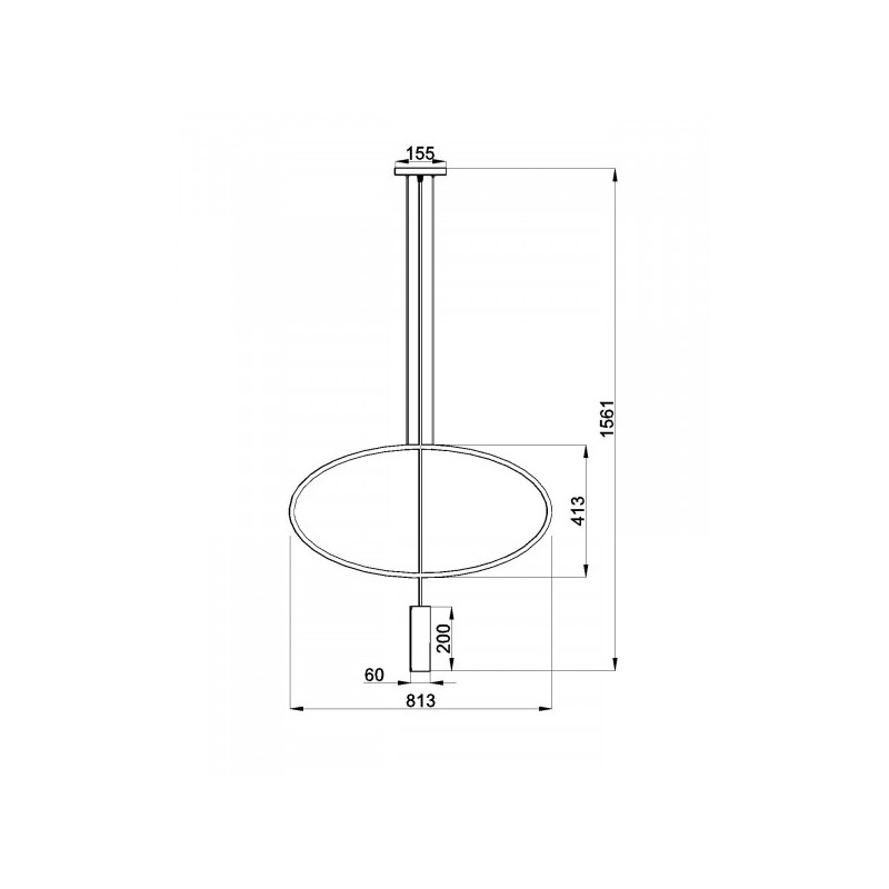 Suspension luminaire HOLAR GU10 - noir