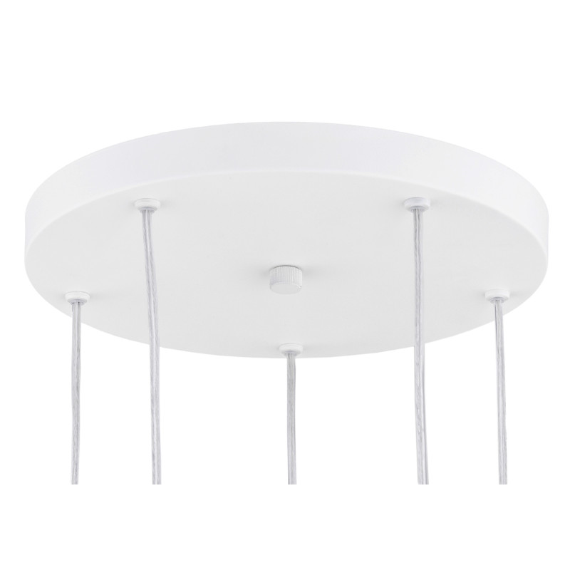 Suspension luminaire HOLLYWOOD 5xE14 - blanc