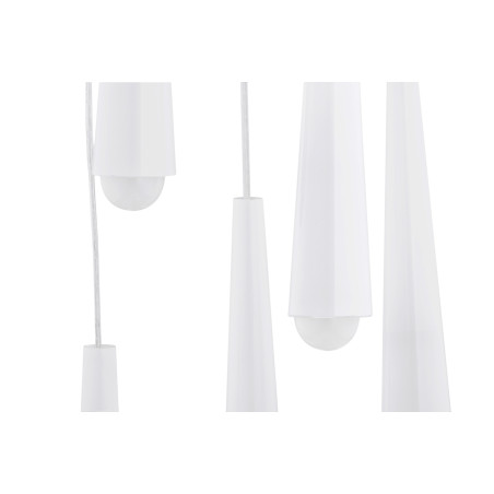 Suspension luminaire HOLLYWOOD 5xE14 - blanc