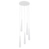 Suspension luminaire HOLLYWOOD 5xE14 - blanc