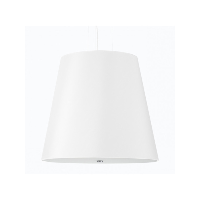 Suspension luminaire design GENEVE 50cm 3xE27 - blanc