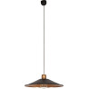 Luminaire Suspension Industriel GARRET M E27 - marron / cuivre