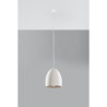 Suspension luminaire FLAWIUSZ E27 - blanc / céramique