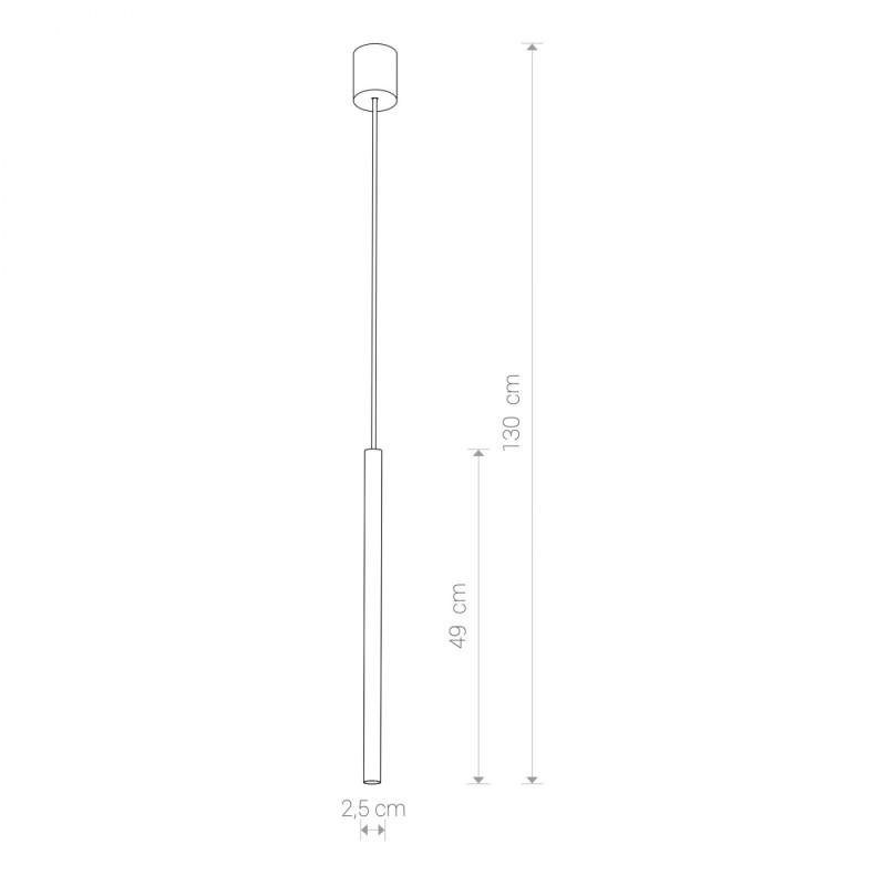 Suspension design LASER G9 - blanc