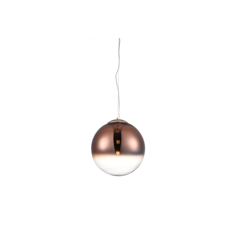 Lampe Suspendue design IRIS ∅40cm E27 - cuivre