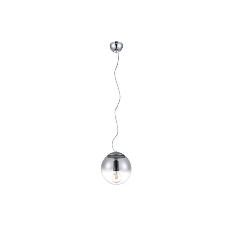 Suspension luminaire design IRIS ∅20cm E27 - chrome