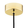 Lampe Suspendue design JESSE E27 - laiton / opale