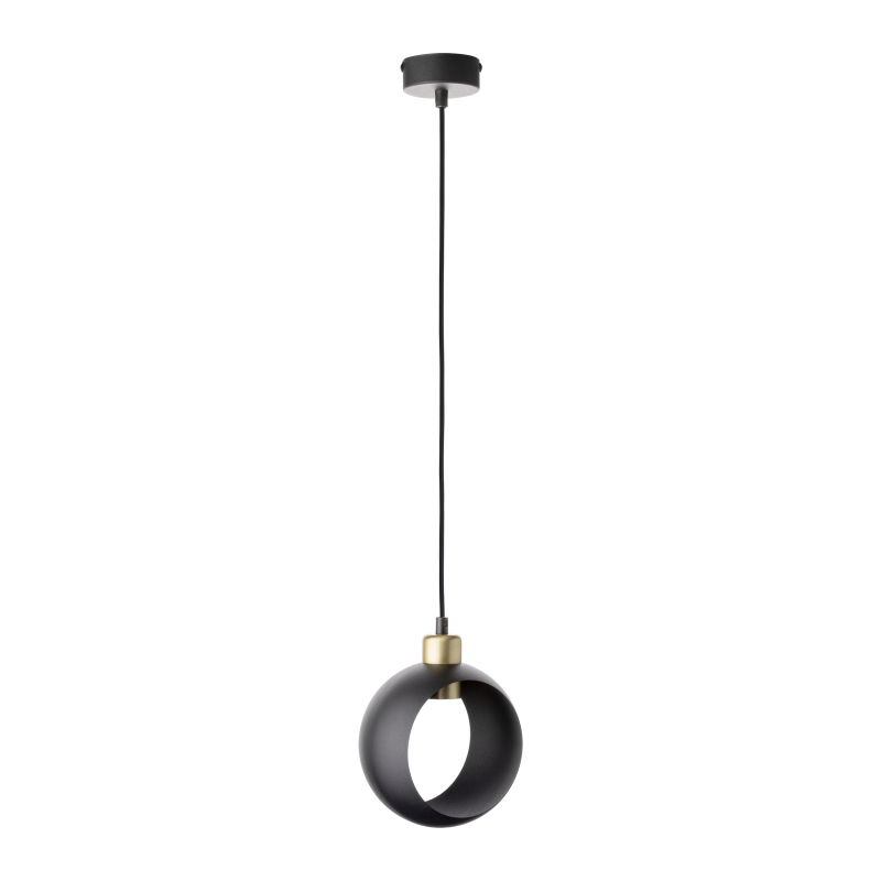 Suspension luminaire JALA 1P E27 - noir / patine