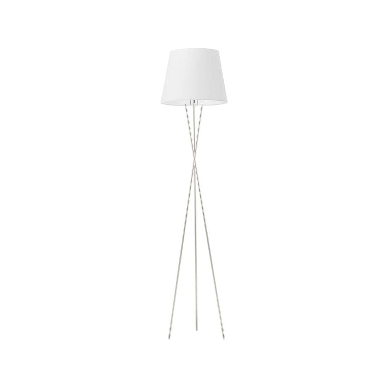 TOKIO E27 lampadaire - argent / blanc 