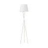 TOKIO E27 lampadaire - argent / blanc 