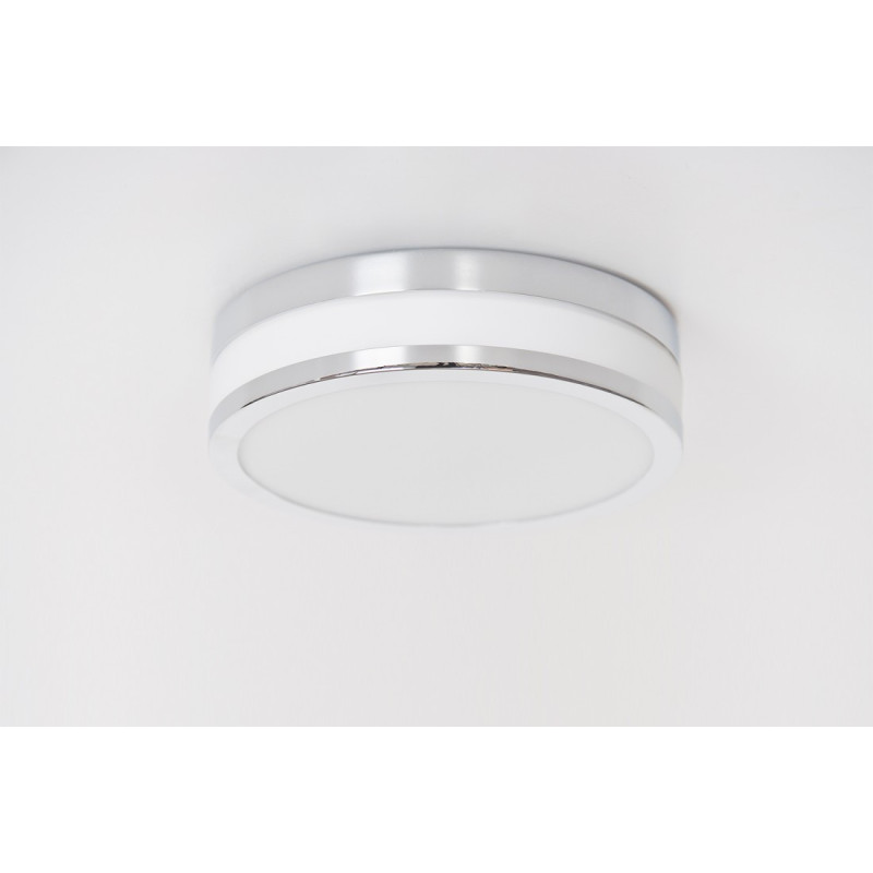 Télécommande KARI LED 24W RGBW SMART DIM plafonnier IP44 - chrome / blanc 