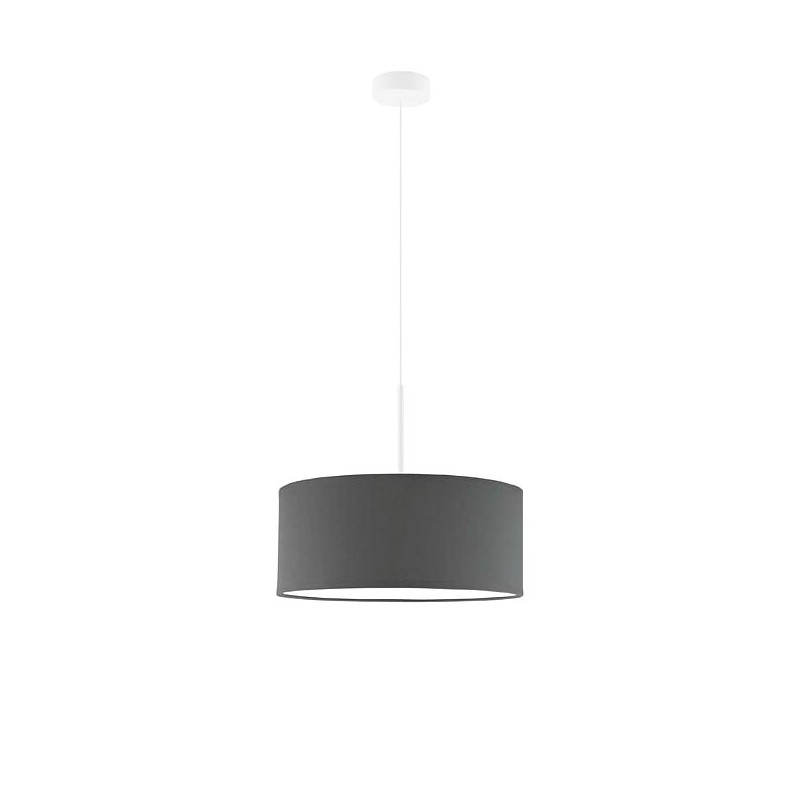 Suspension Abat Jour Design SINTRA Ø40 E27 - blanc / graphite