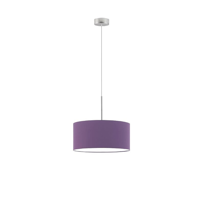 Suspension Abat Jour Design SINTRA Ø30 E27 - acier / violet