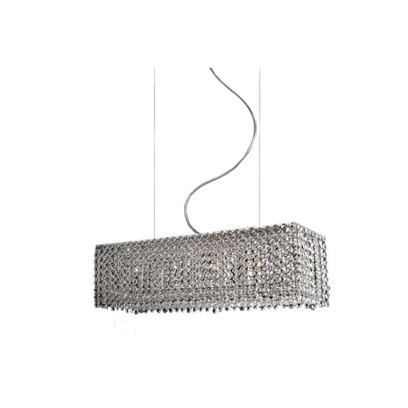 Suspension ROMA G4 8x20W 12V transparente Cristal