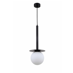 Lampe Suspendue design ROMA 1 E14 - noir / blanc
